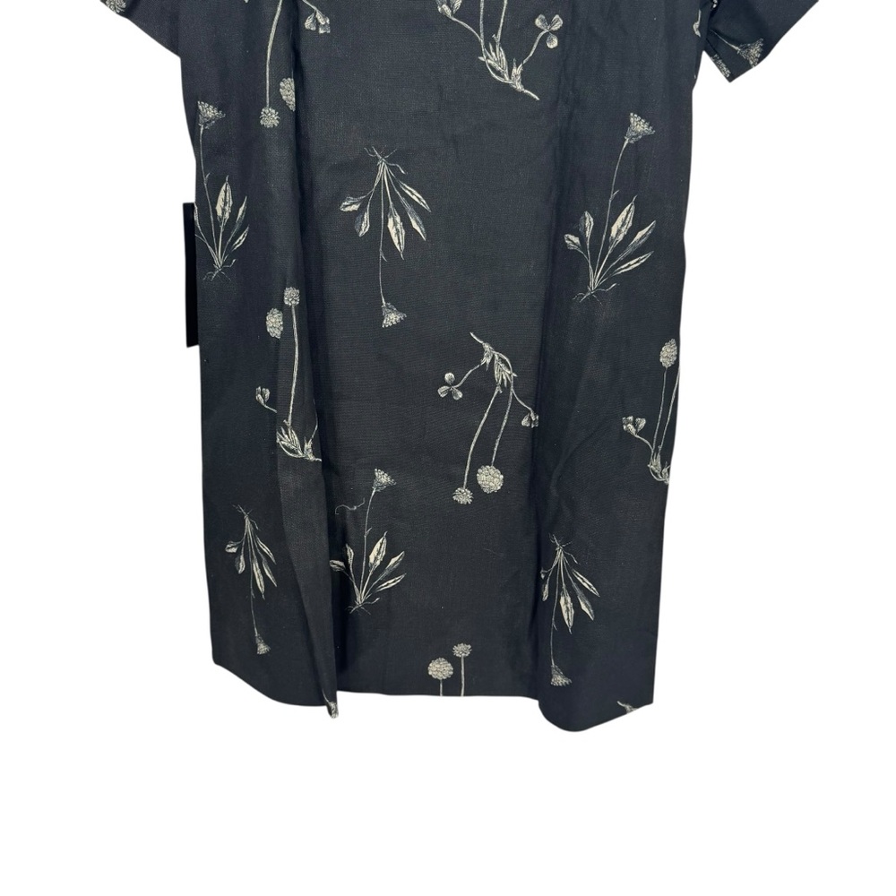 Tuckernuck NEW Black Meadow Rue Marley Collared Cotton Mini Dress Size XL - Picture 9 of 11